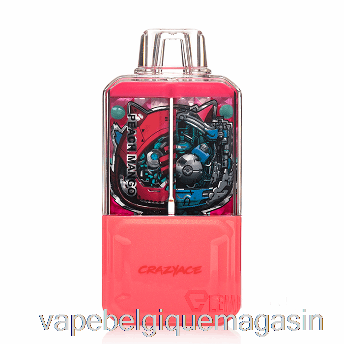 Vape Juice Crazyace B15000 Pêche Mangue Jetable